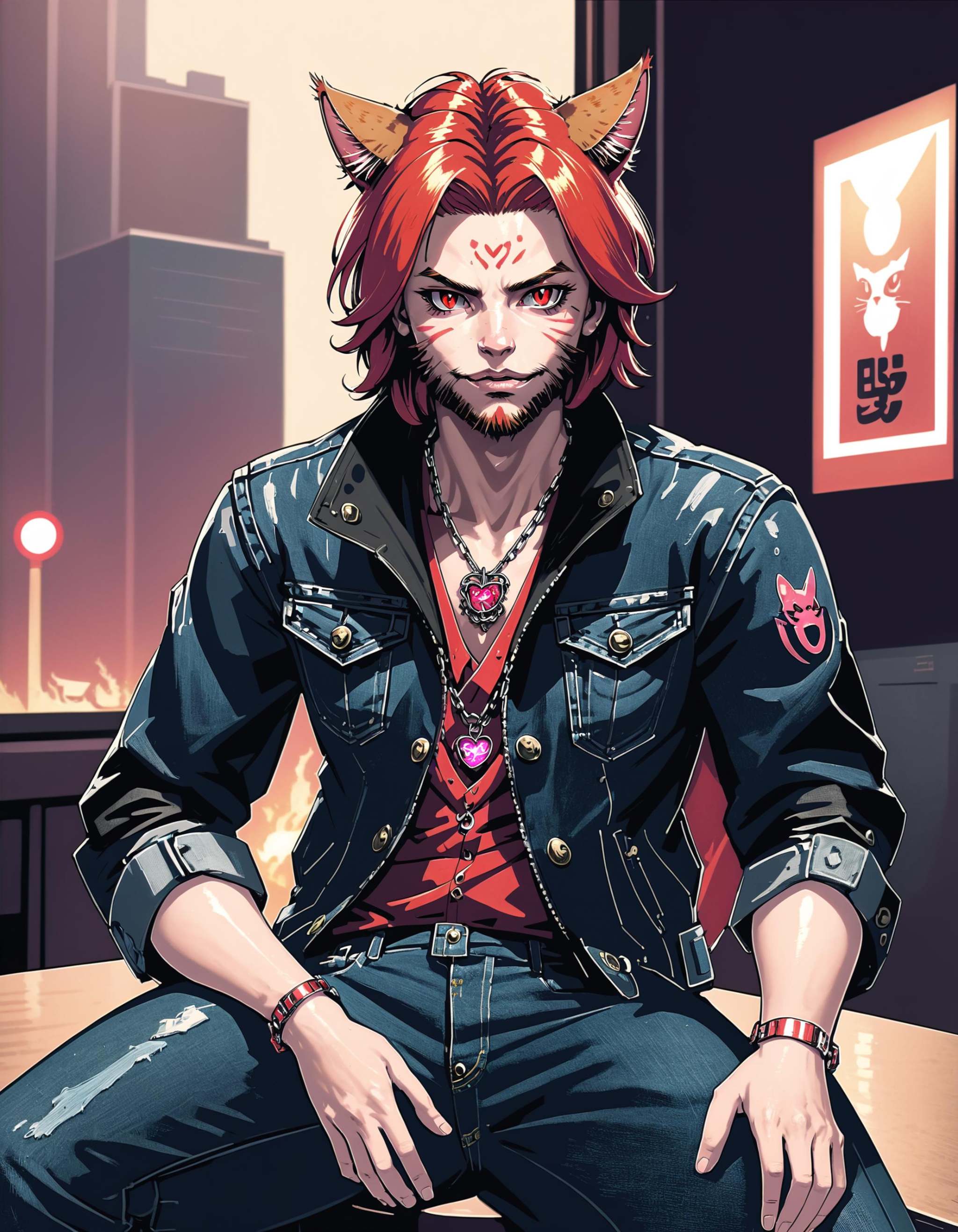 reshadexl,  red theme,  solo on Tensor.Art