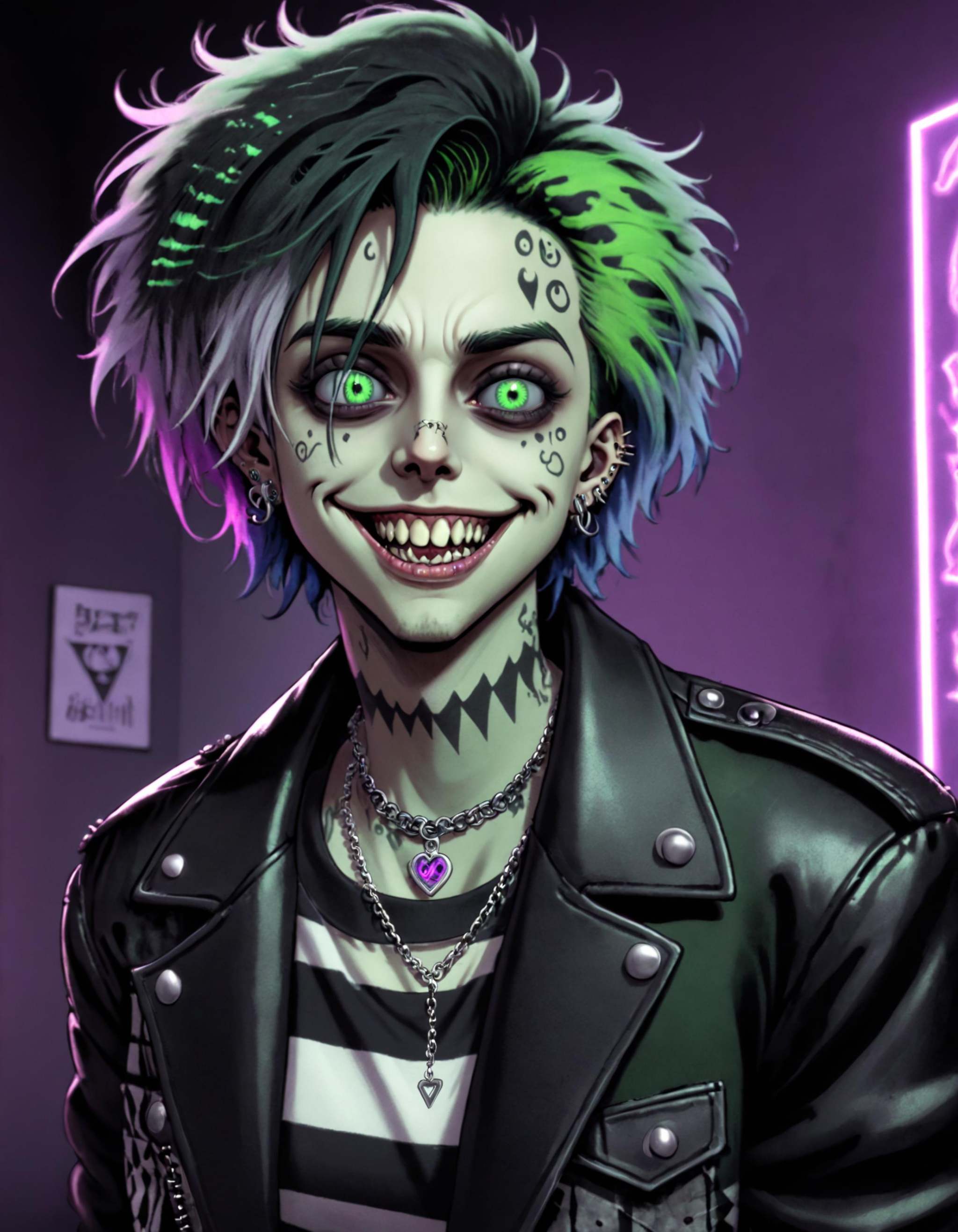 reshadexl,  green theme,  1boy on Tensor.Art
