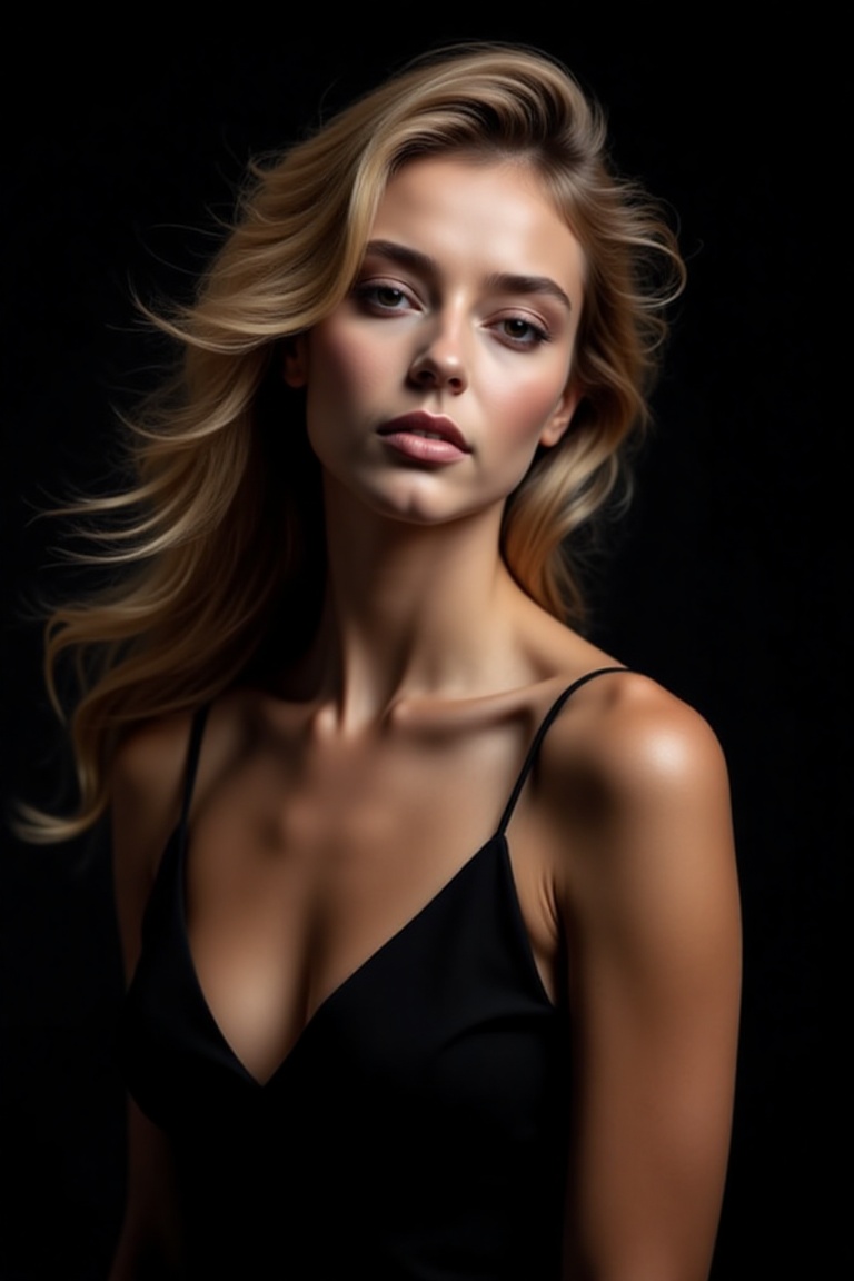 a stunning young fashion model,  20yo,  femme fatale on Tensor.Art