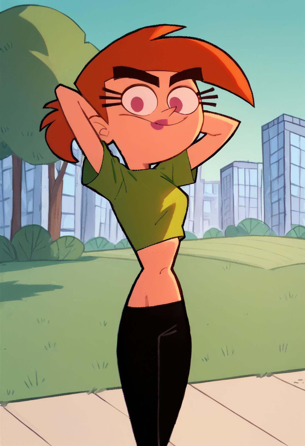 vicky,  orange hair,  solo on Tensor.Art