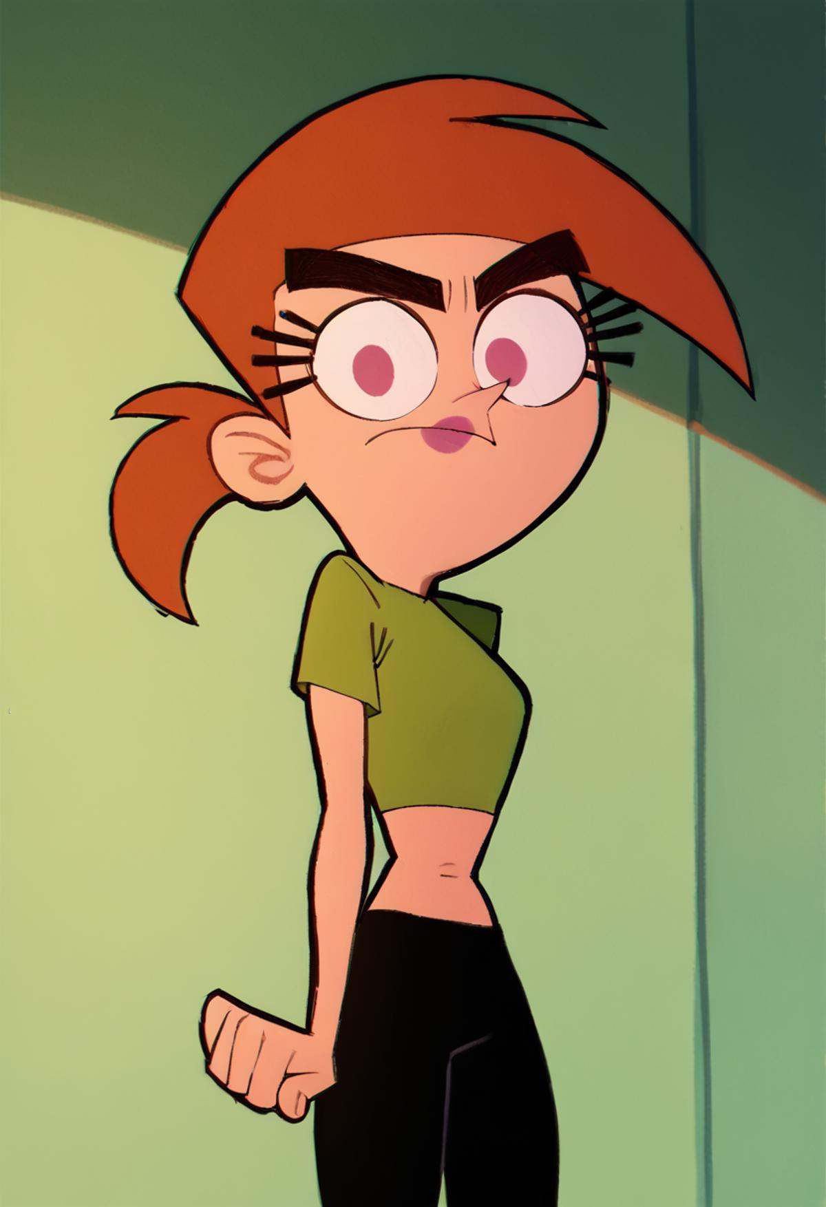 vicky,  orange hair,  solo on Tensor.Art