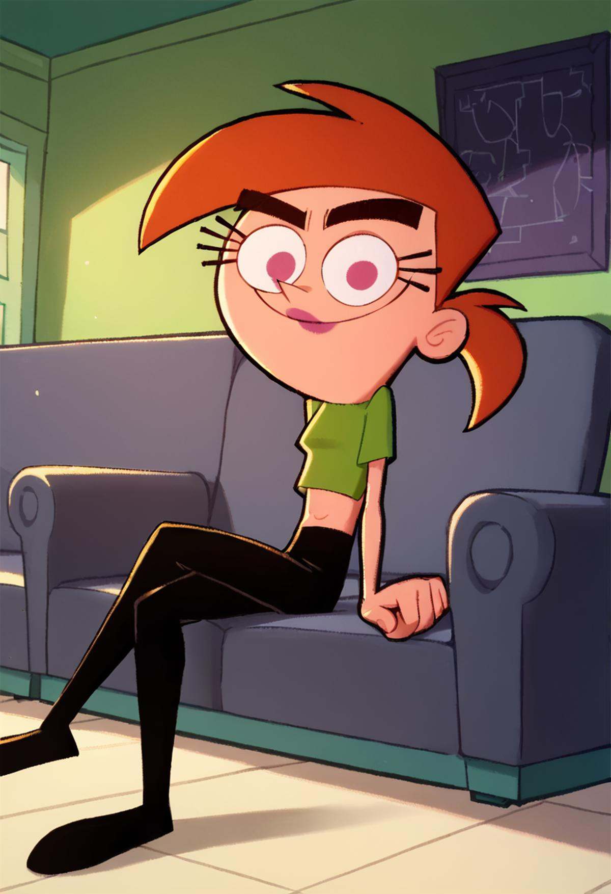 vicky,  orange hair,  solo on Tensor.Art