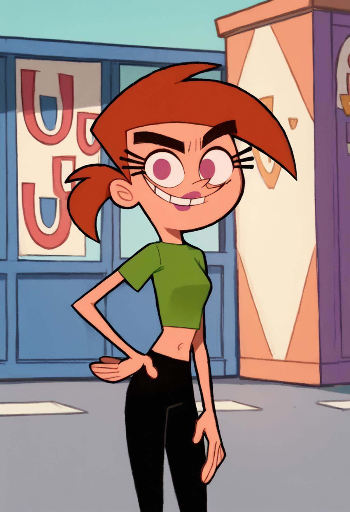 vicky,  orange hair,  solo on Tensor.Art