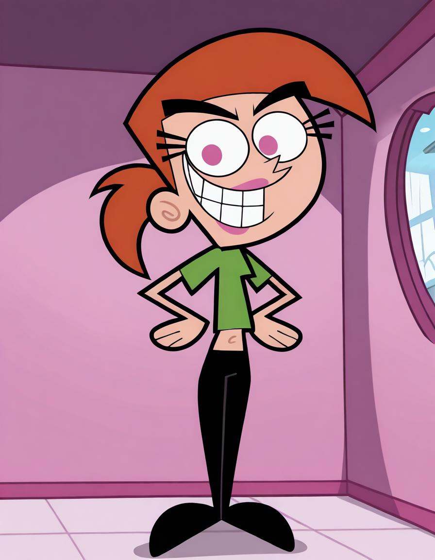 vicky,  lipstick,  ponytail on Tensor.Art