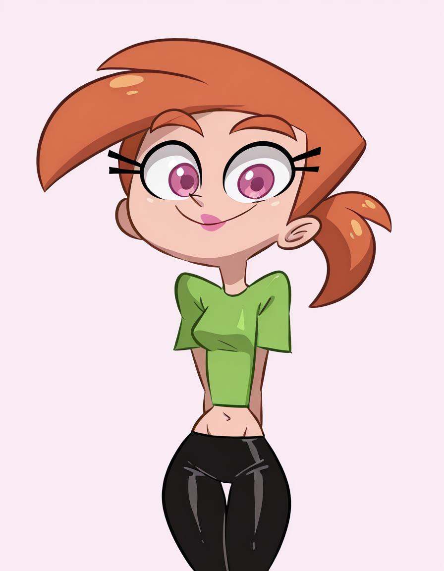 vicky,  lipstick,  ponytail on Tensor.Art