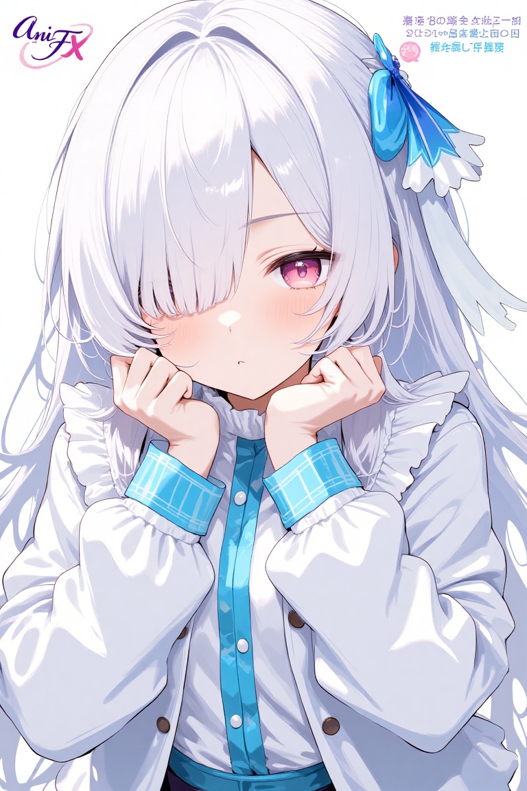 1girl,  white hair,  long hair on Tensor.Art