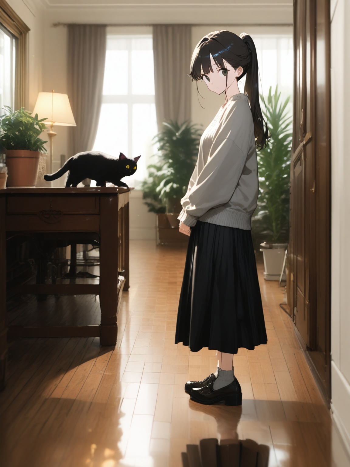 1girl,  solo,  long hair on Tensor.Art