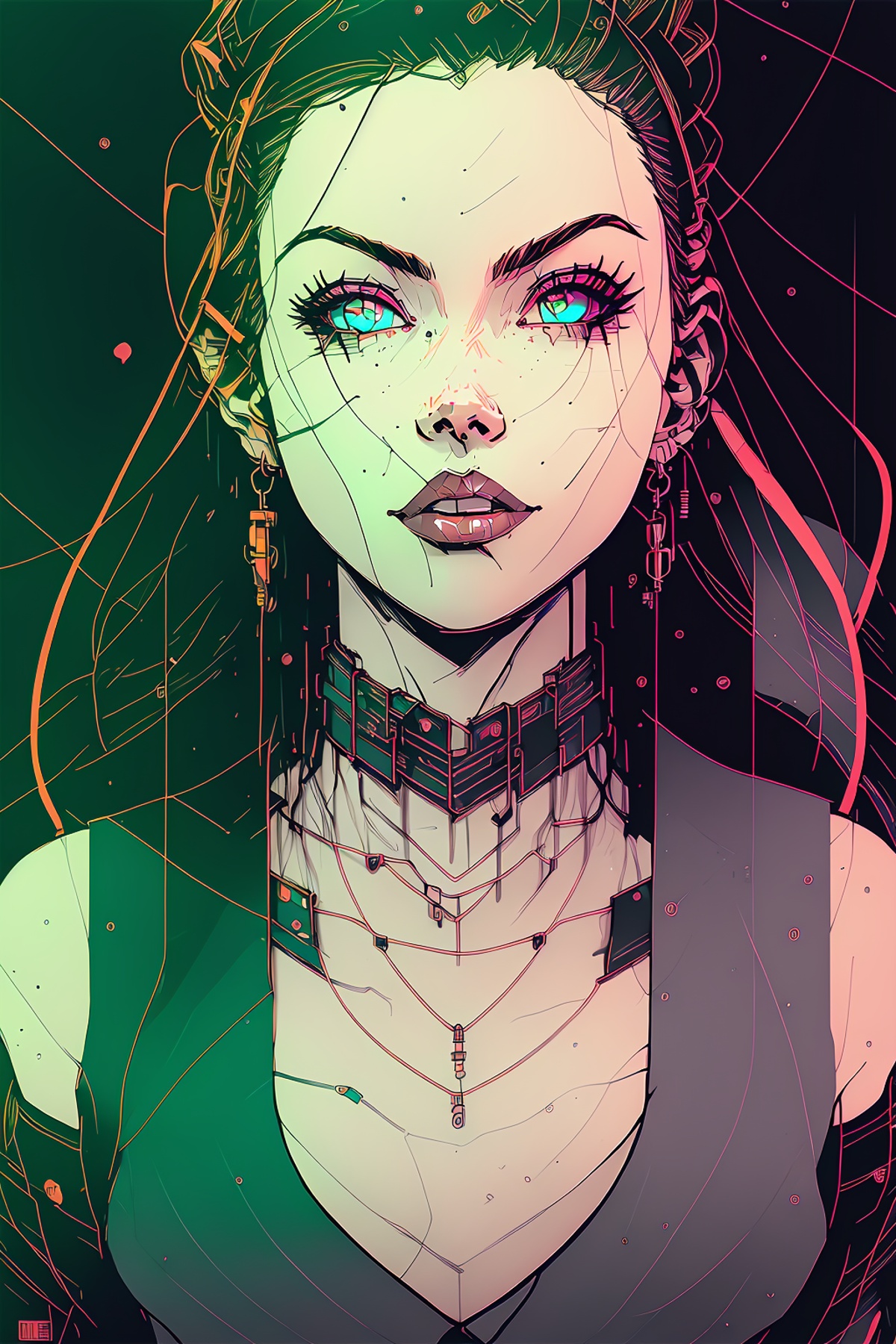 nvinkpunk,  dskHedspce,  1girl on Tensor.Art