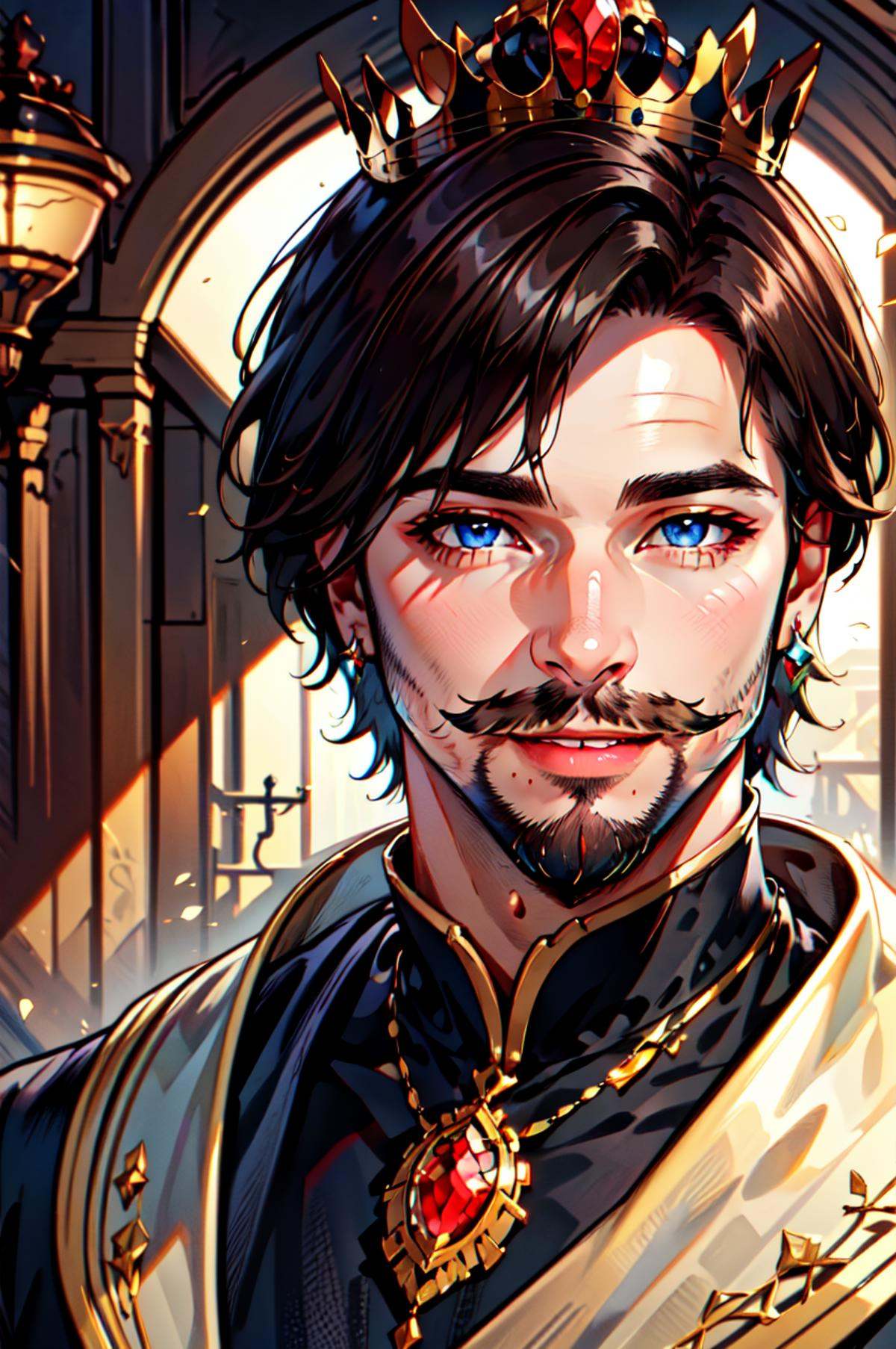 Regality Style,  1boy,  beard on Tensor.Art