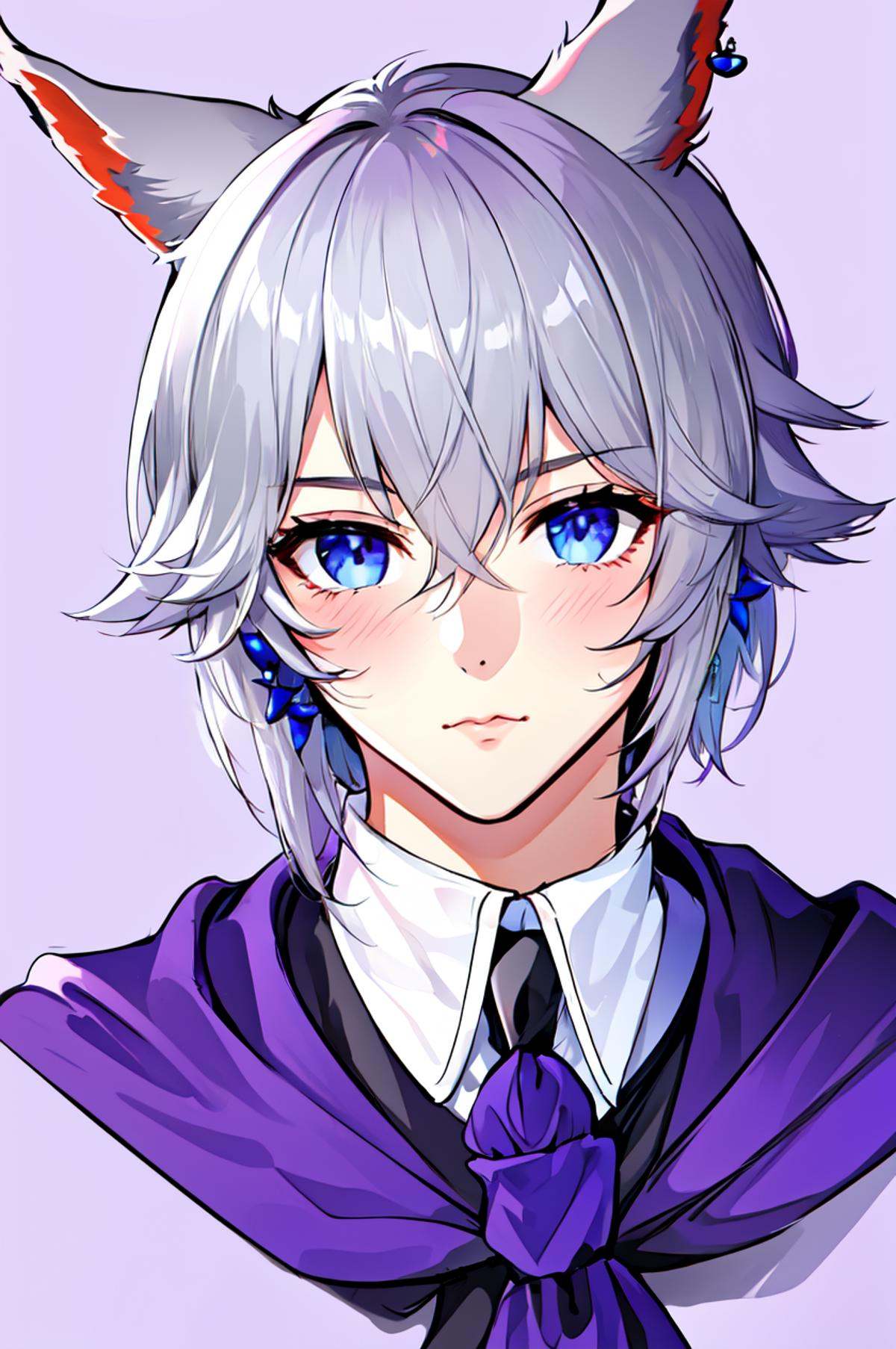 Regality Style,  1boy,  animal ears on Tensor.Art