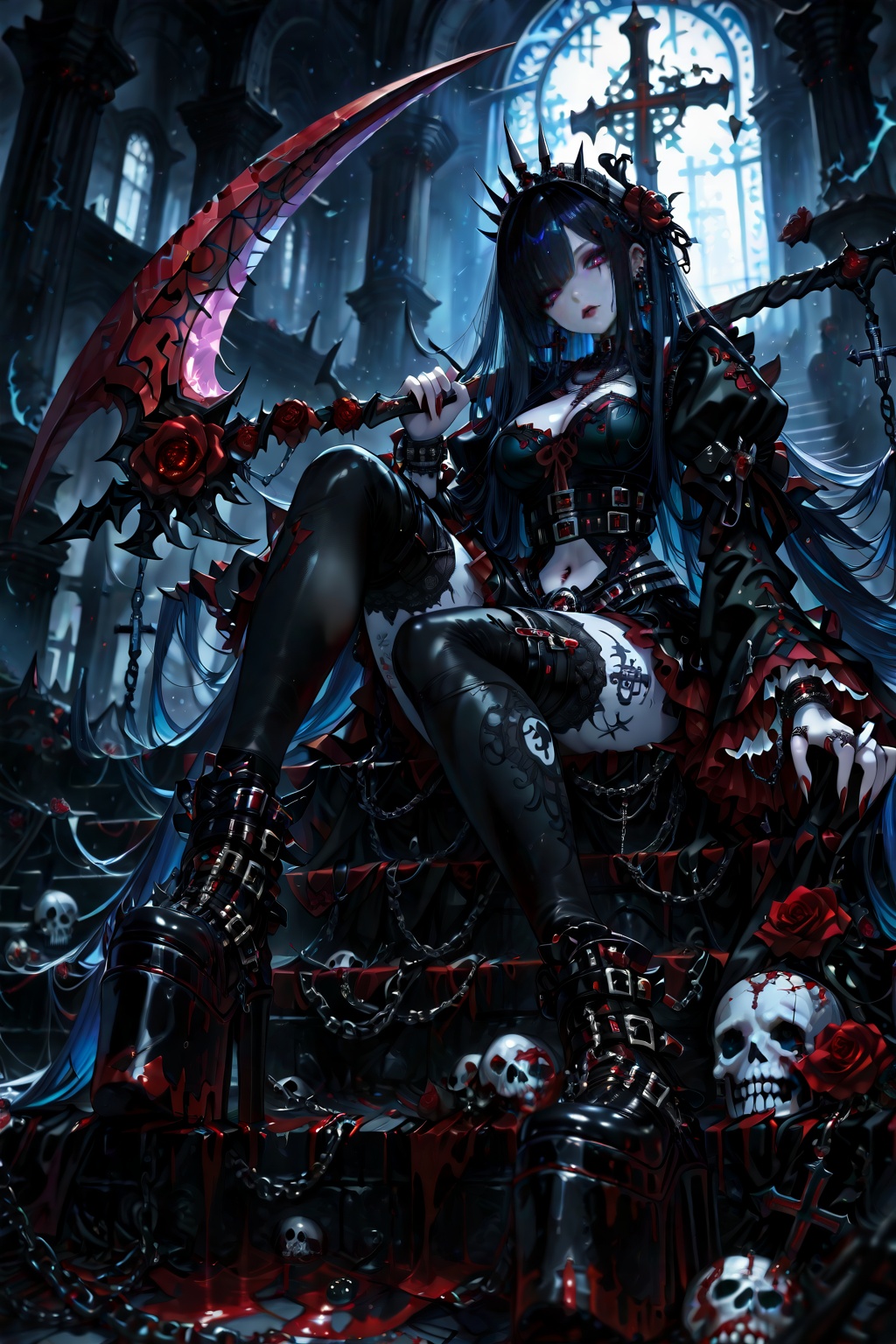 1 girl,  solo,  long hair on Tensor.Art