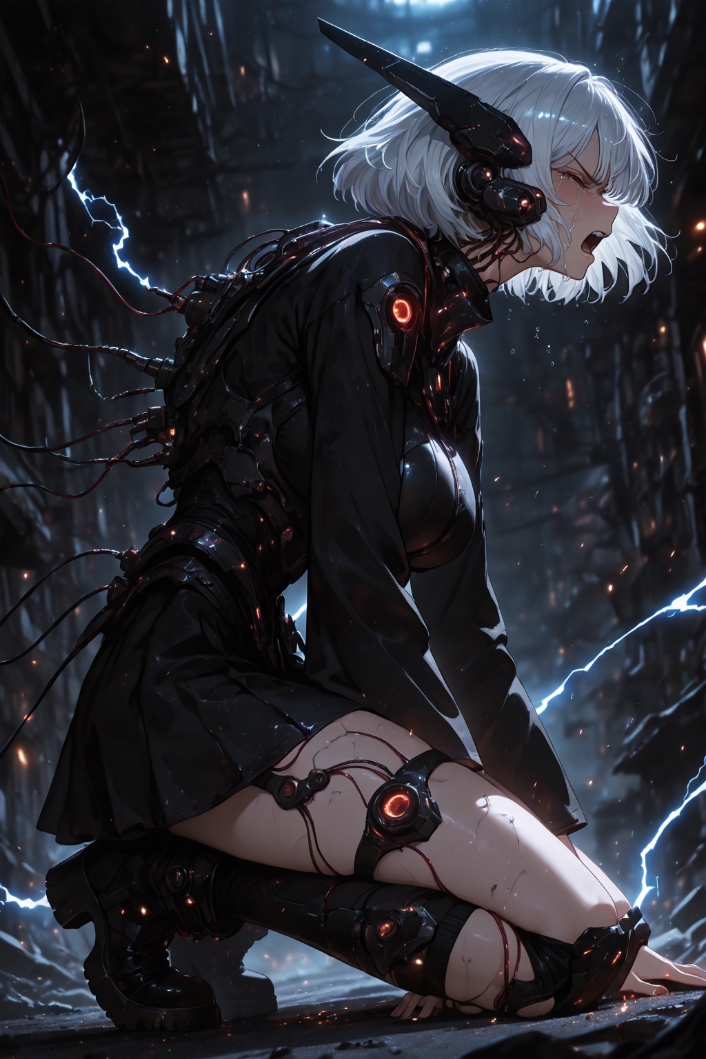 1 girl,  solo,  big breasts on Tensor.Art