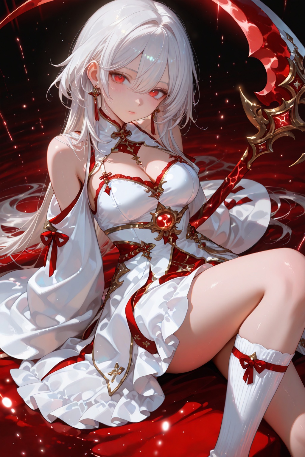 1 girl,  solo,  long hair on Tensor.Art