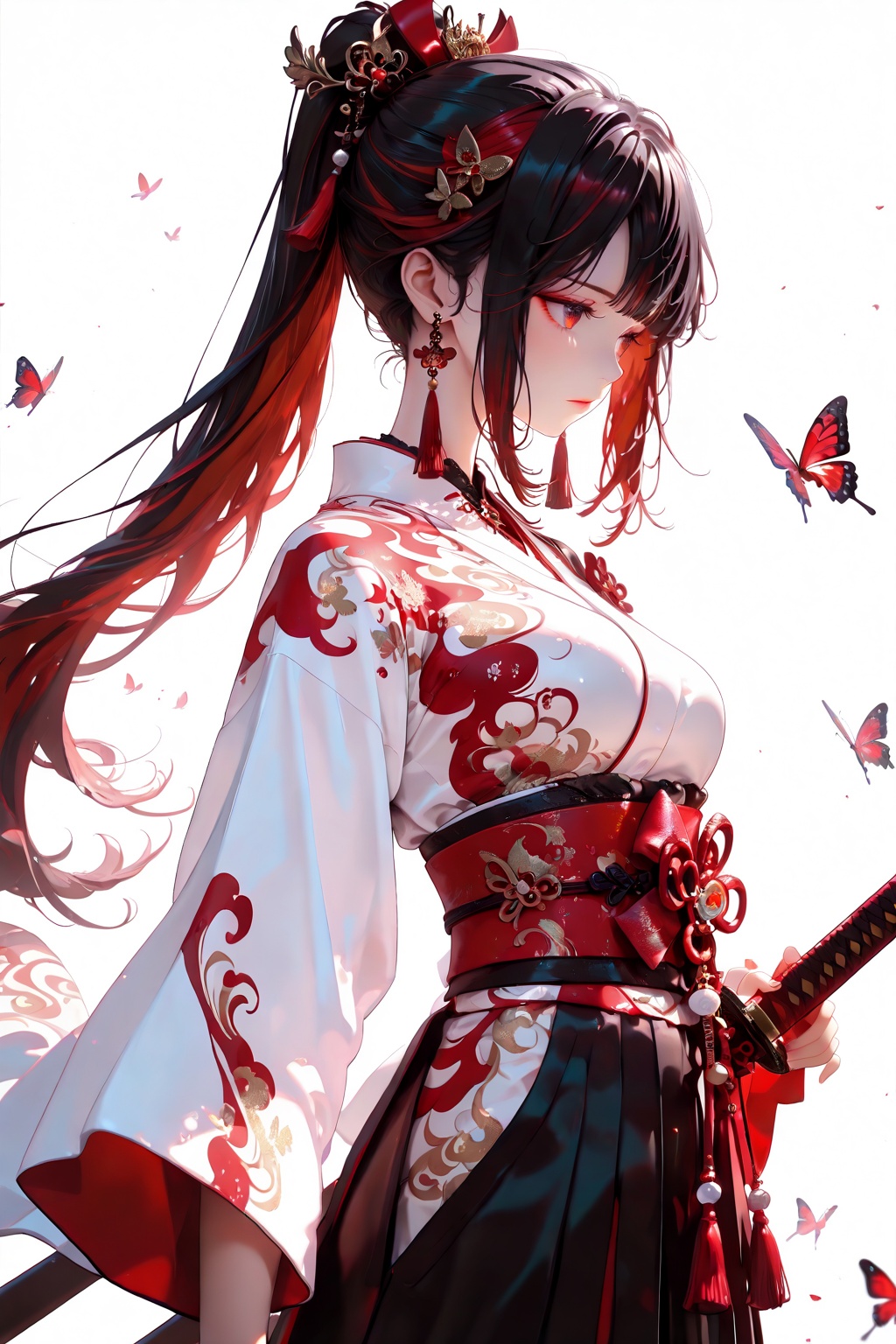 1girl,  solo,  long hair on Tensor.Art