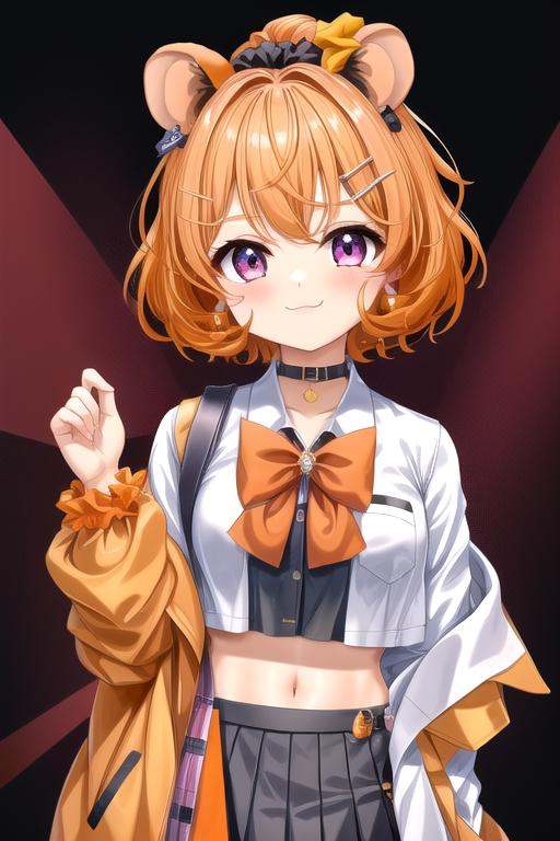 eimi,  (solo),  open jacket on Tensor.Art