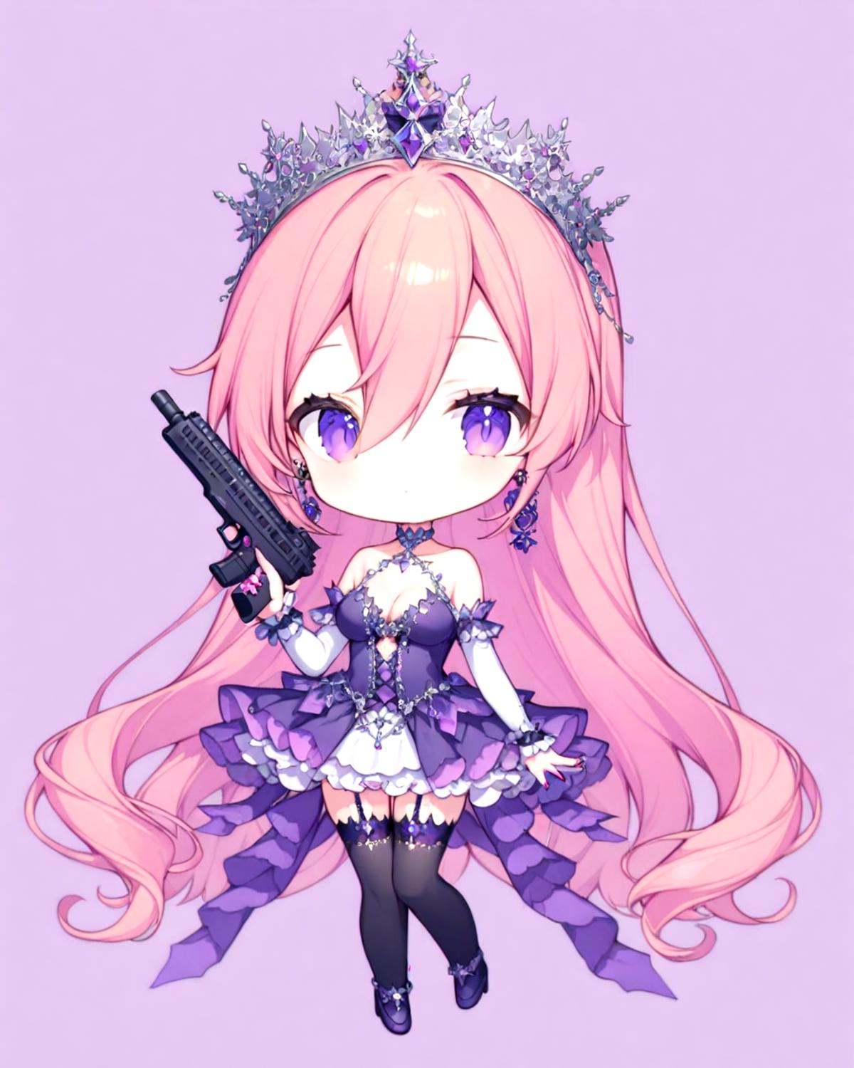 runie,  bangs,  bare shoulders on Tensor.Art