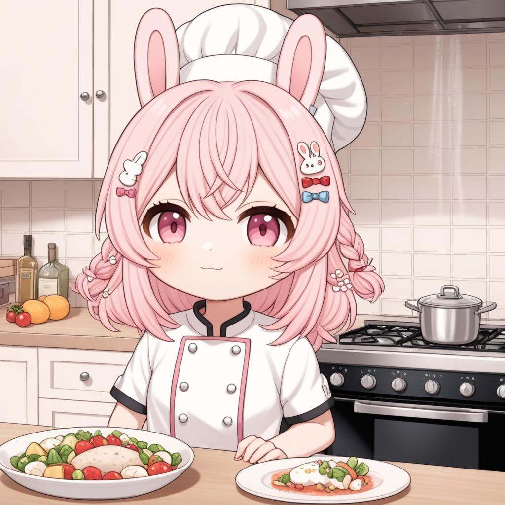 pippa,  pink hair,  pink eyes on Tensor.Art