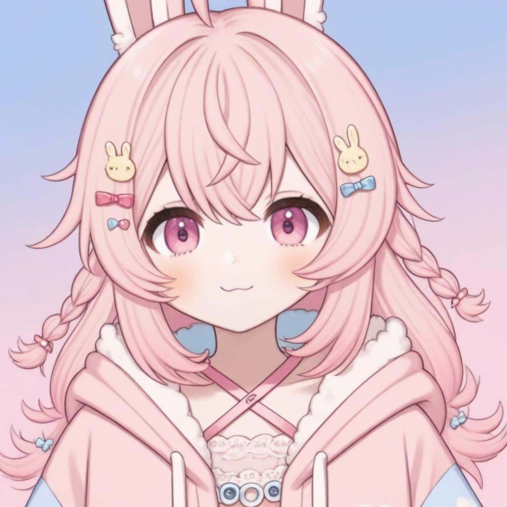 pippa,  pink hair,  pink eyes on Tensor.Art