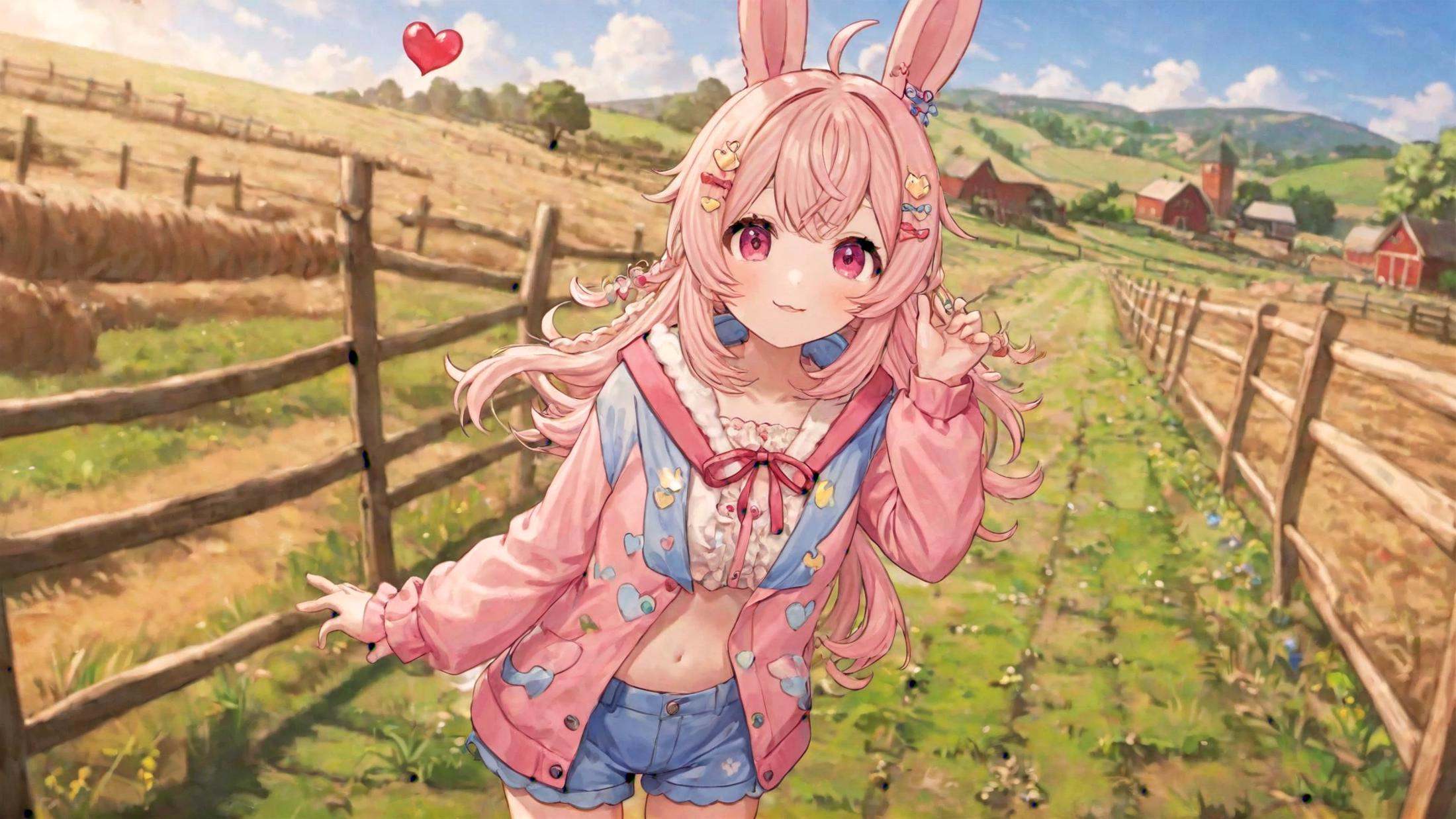 pippa,  :3 rabbit ears,  bangs on Tensor.Art