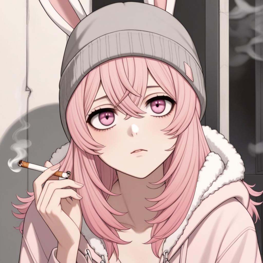 pippa,  pink hair,  pink eyes on Tensor.Art