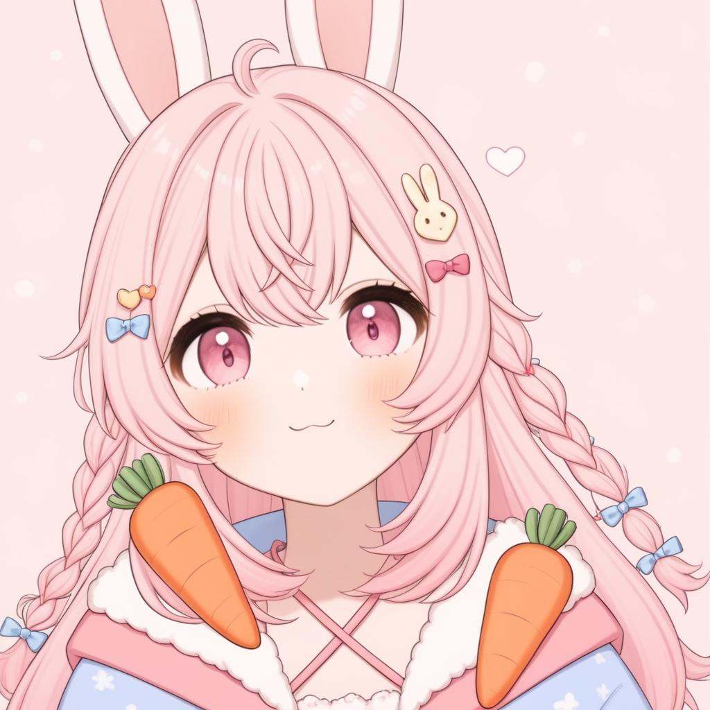 pippa,  pink hair,  pink eyes on Tensor.Art