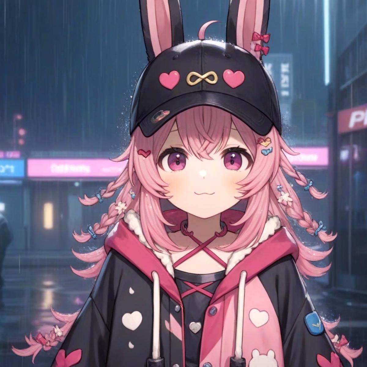 pippa,  :3 rabbit ears,  bangs on Tensor.Art