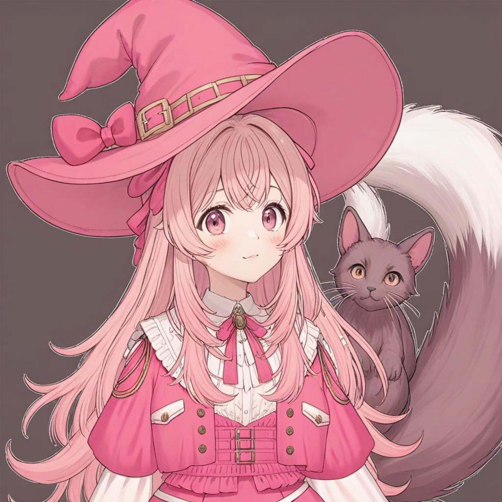 pipchilla,  animal ears,  bow on Tensor.Art