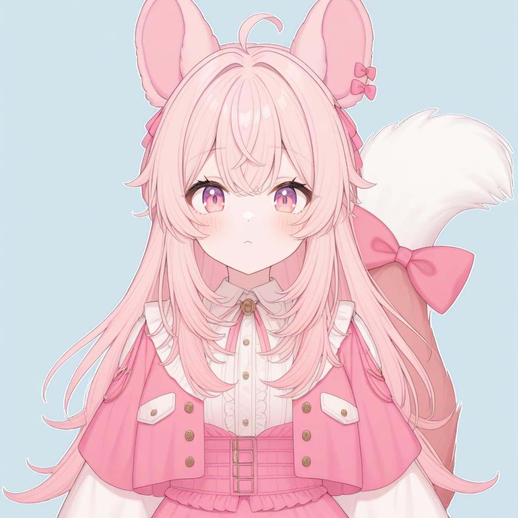 pipchilla,  ahoge,  animal ears on Tensor.Art