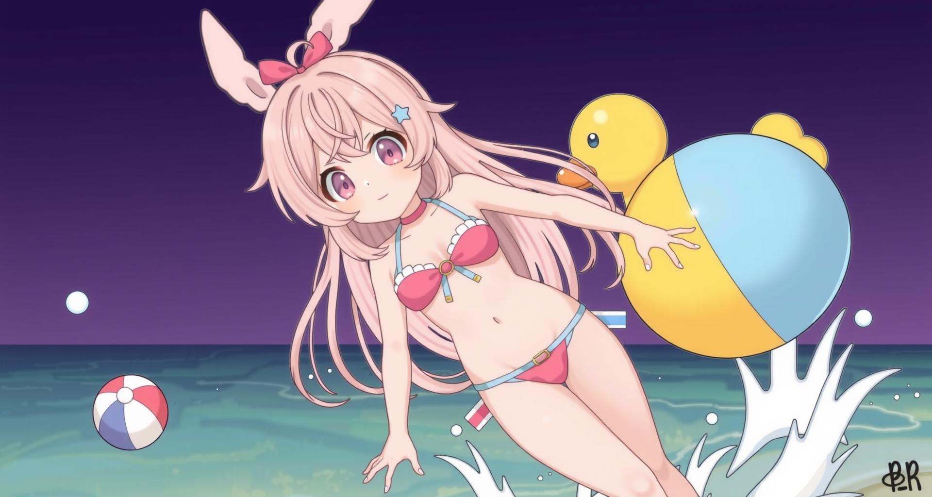 pippa,  bunny girl,  bunny ears on Tensor.Art