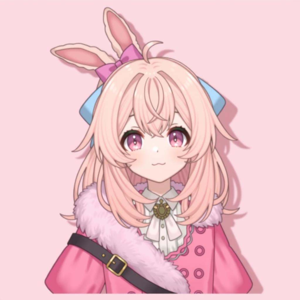 pippa,  virtual youtuber,  rabbit girl on Tensor.Art