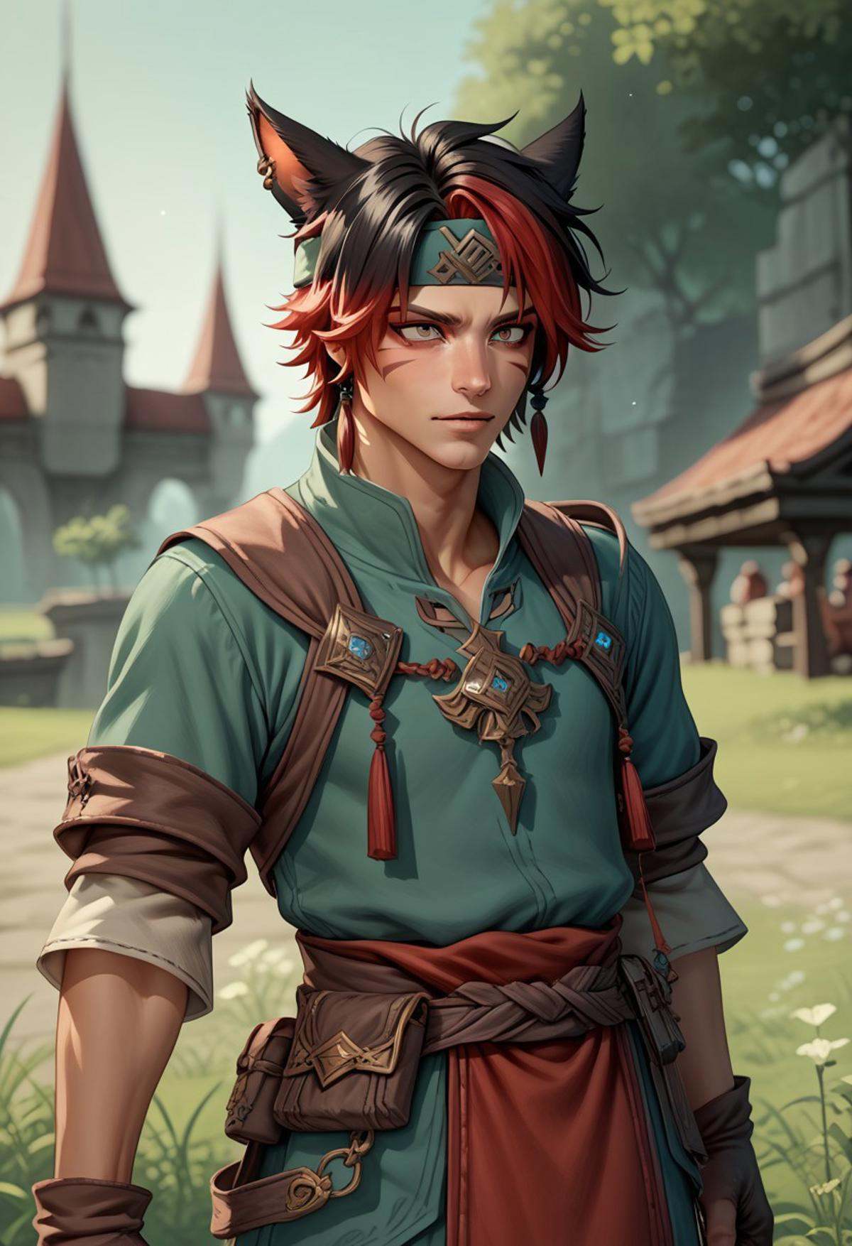 DskMiqo,  1boy,  avatar (ff14) on Tensor.Art