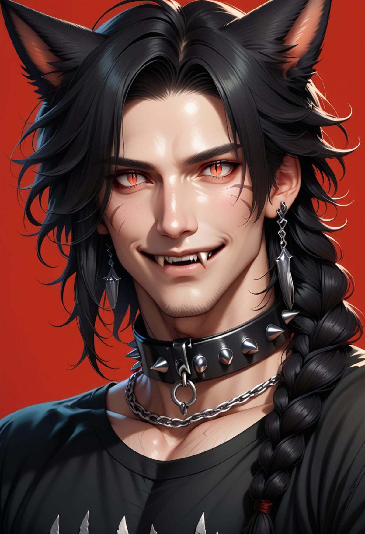 DskMiqo,  1boy,  black hair on Tensor.Art