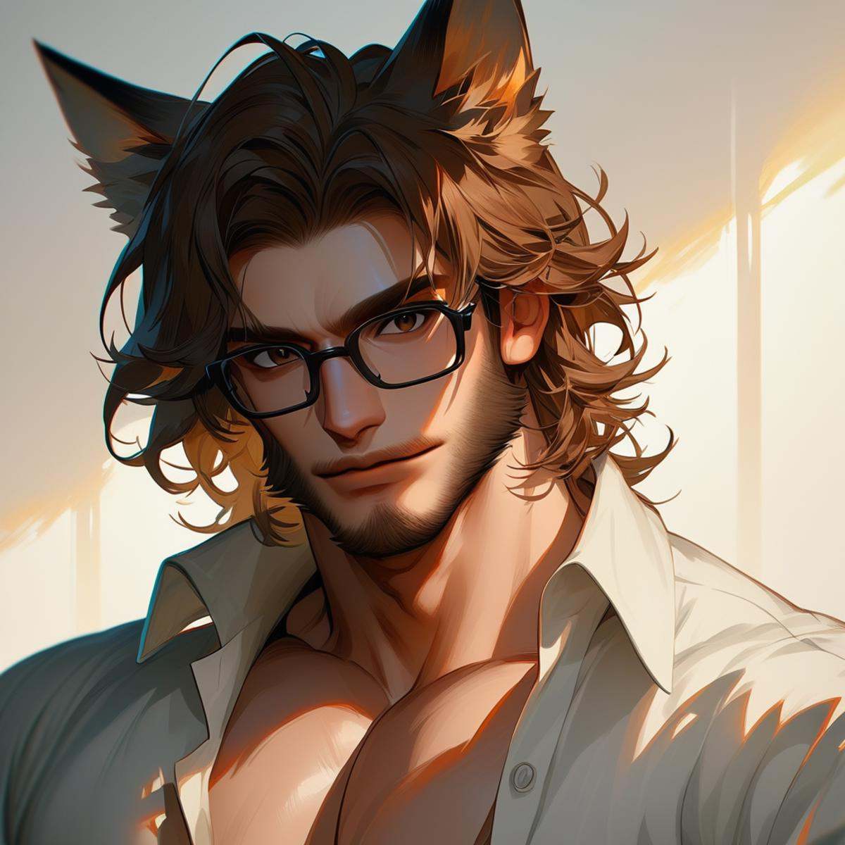 DskMiqo,  1boy,  animal ears on Tensor.Art