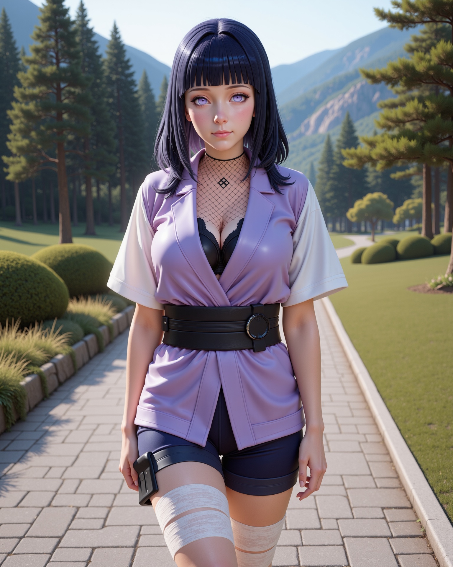 -looking at viewer,  outdoors daylight,  a 20 year old ***** mature woman.PhotoRealistic Style on Tensor.Art