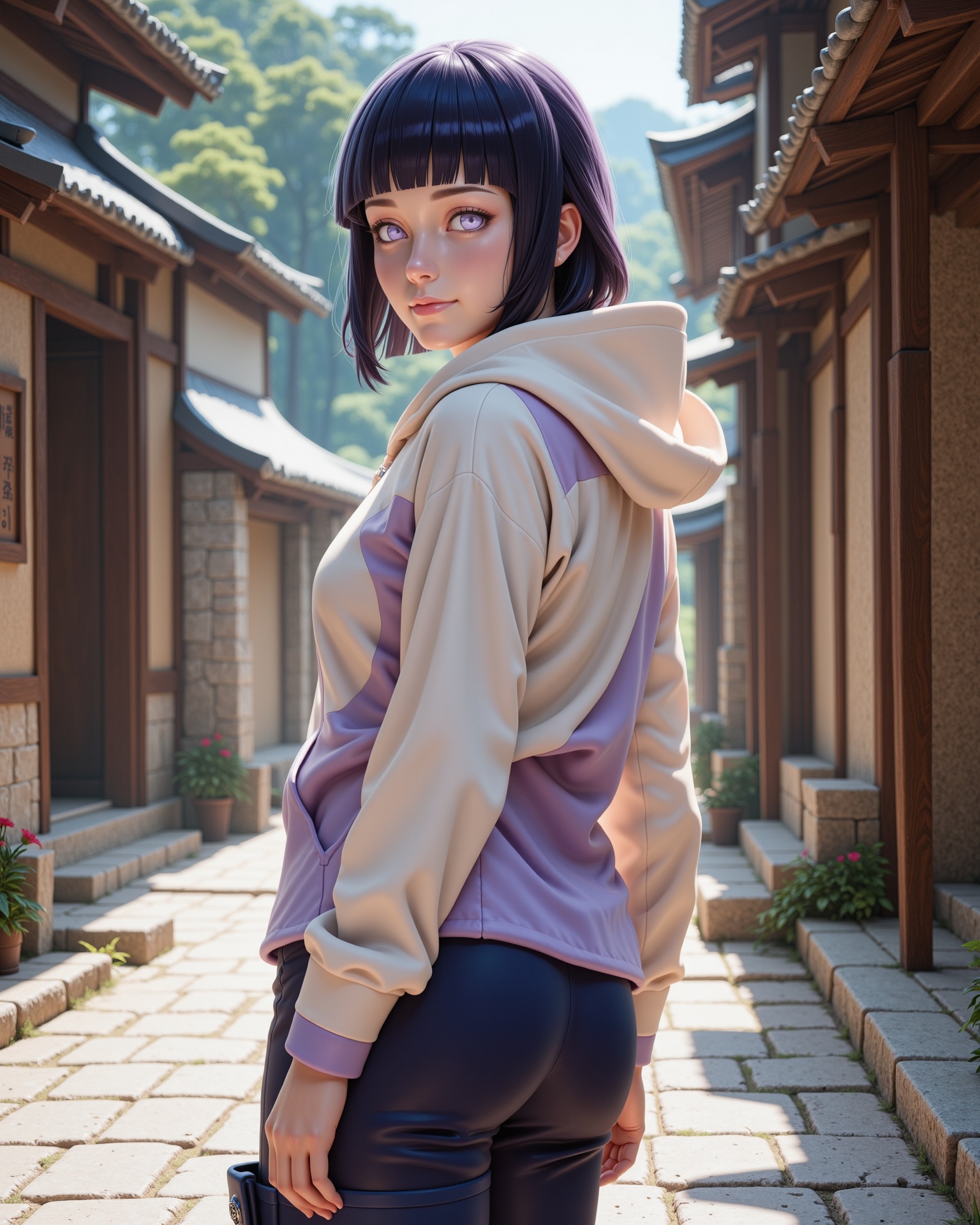-looking at viewer,  outdoors daylight,  a 20 year old ***** mature woman.PhotoRealistic Style on Tensor.Art