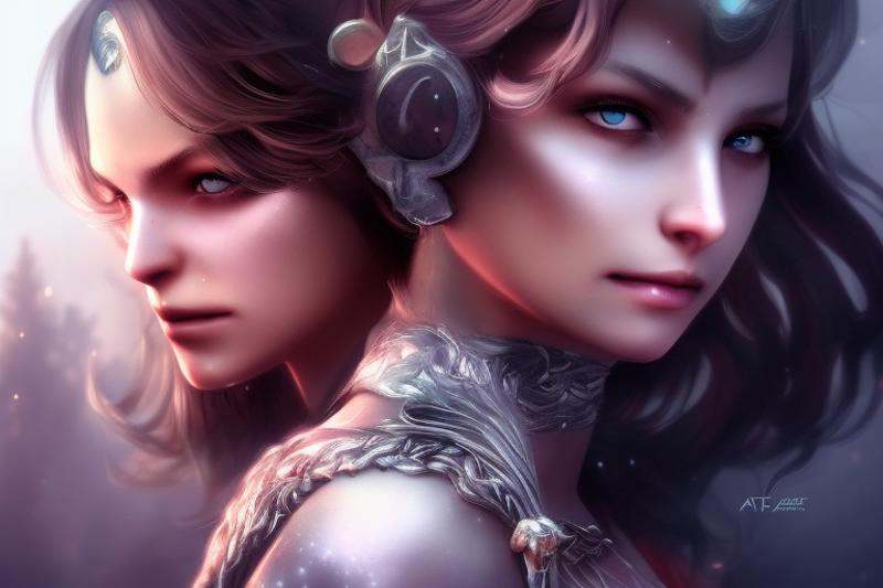 fantadsk2,  1girl,  digital art by wlop on Tensor.Art