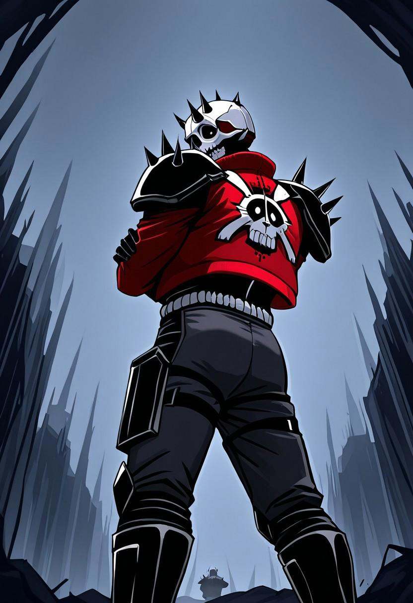 DedSeck,  1boy,  black gloves on Tensor.Art