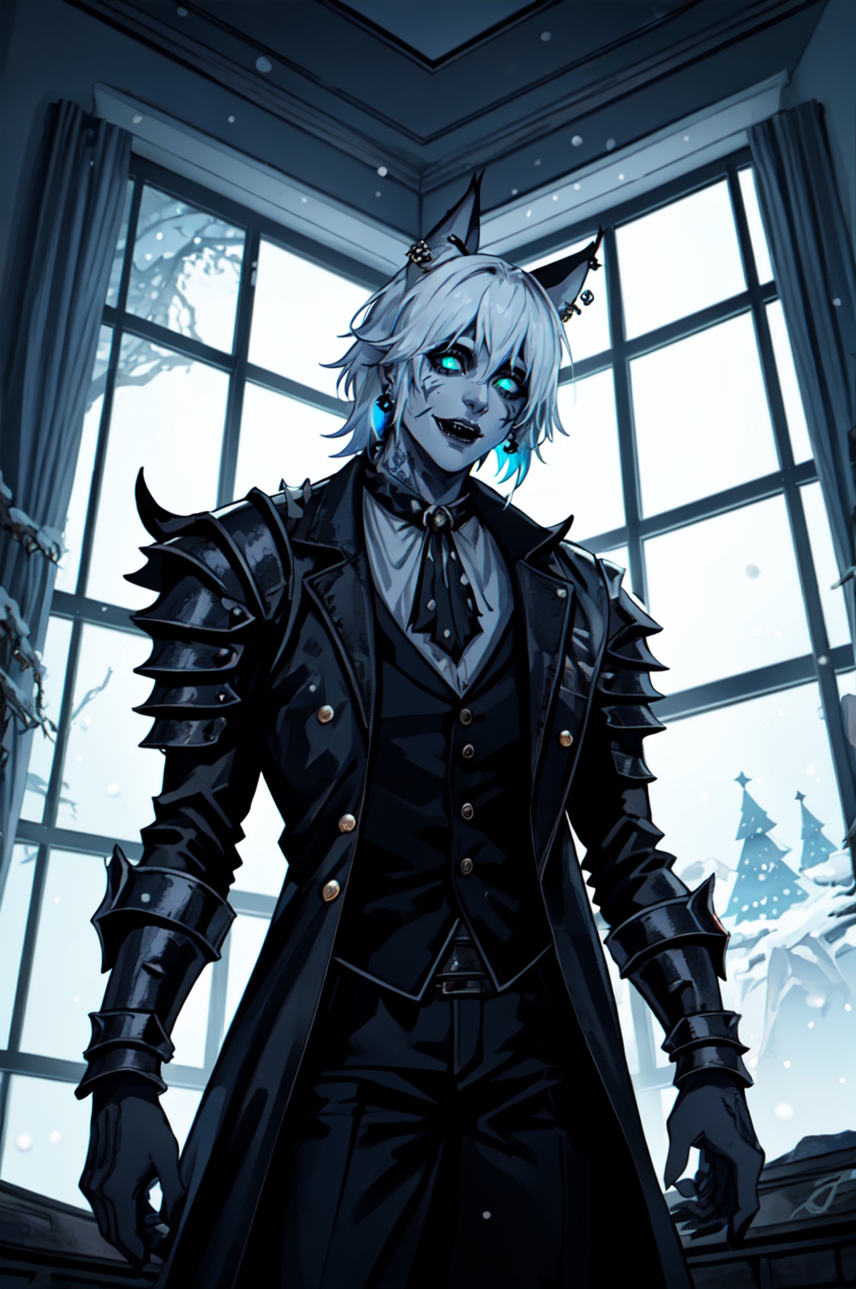 LawrenceShoggoth NowYouveDoneit DemonUnderWorld XmasTheme Simple-Miqote on Tensor.Art