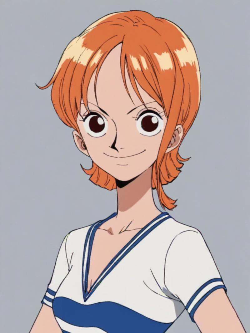 nami,  1girl,  short hair on Tensor.Art