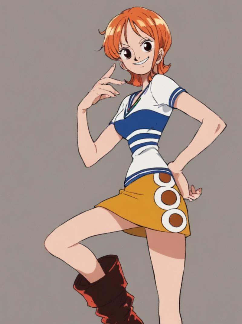 nami,  1girl,  short hair on Tensor.Art