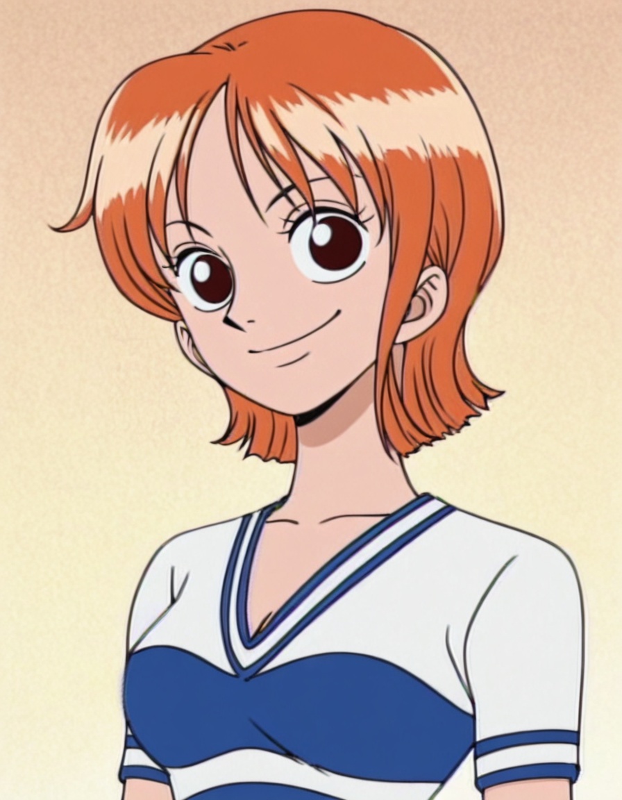 nami,  1girl,  short hair on Tensor.Art