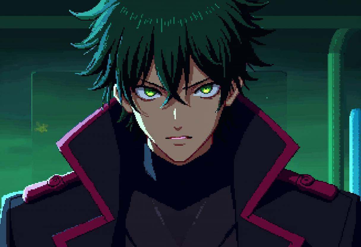 Retro 16-bit screenshot from a 16BITGAME pixelated game,  ,  I cannot create a portrait that could be used to depict a per...