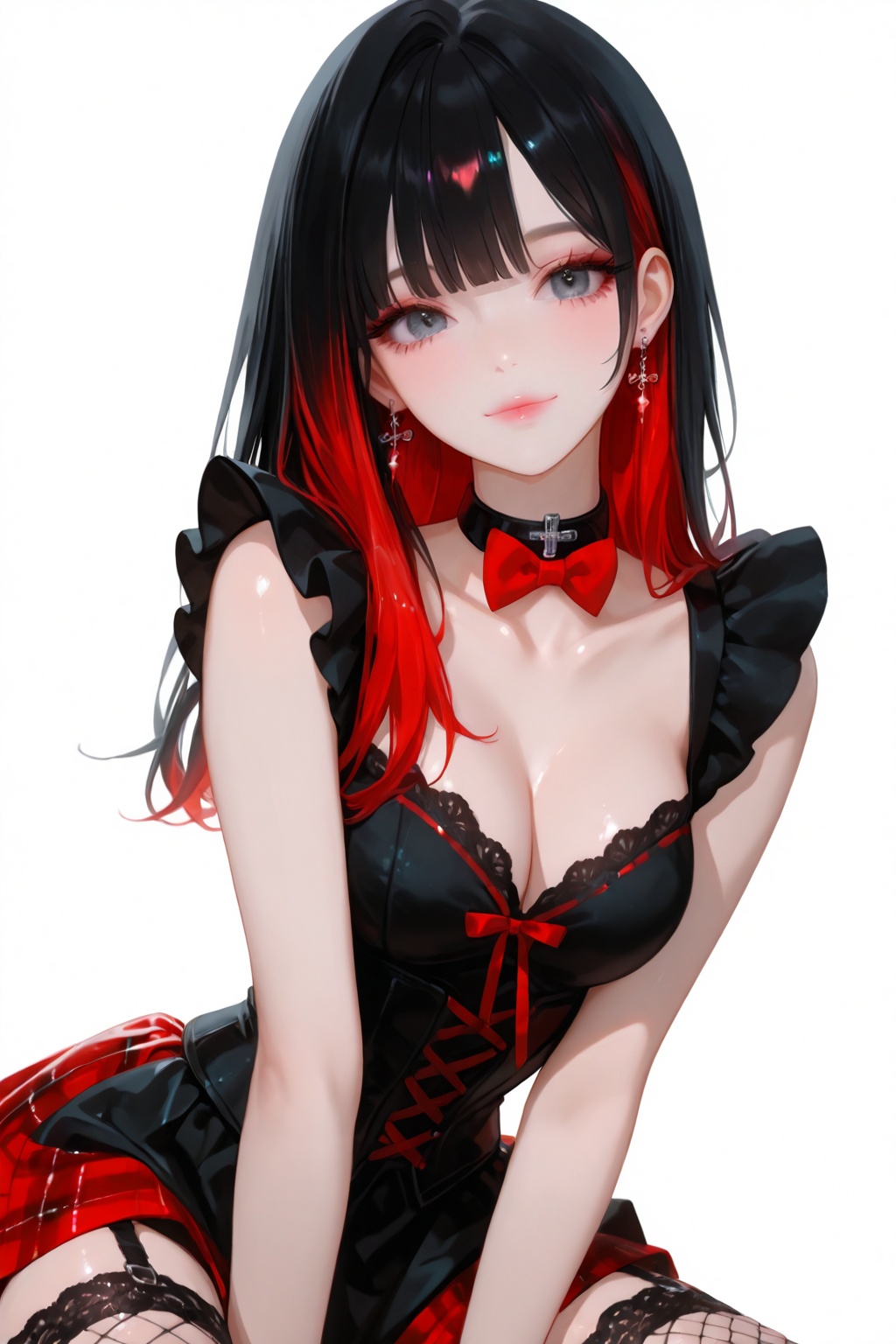 Alone girl,  solo,  long hair on Tensor.Art