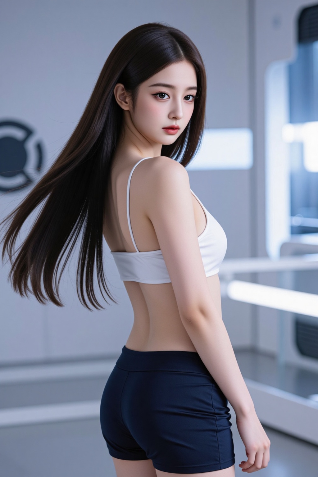 1girl,  solo,  long hair on Tensor.Art