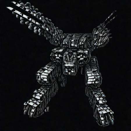 mgrex,  mechanical legs,  bipedal war machine on Tensor.Art
