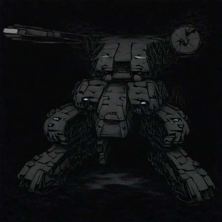 bipedal war machine,  railgun,  realistic on Tensor.Art