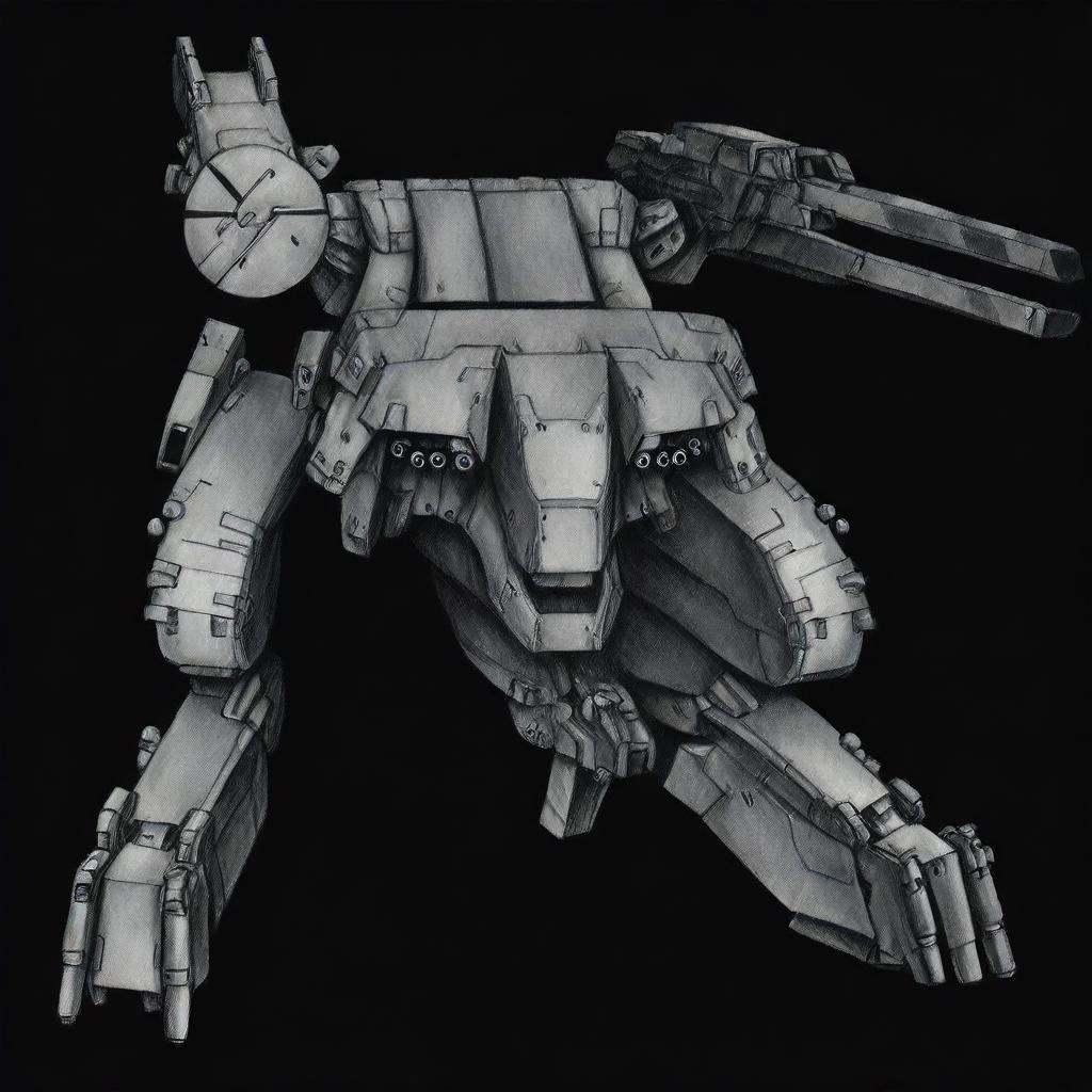 black background,  mechanical legs,  mgrex on Tensor.Art