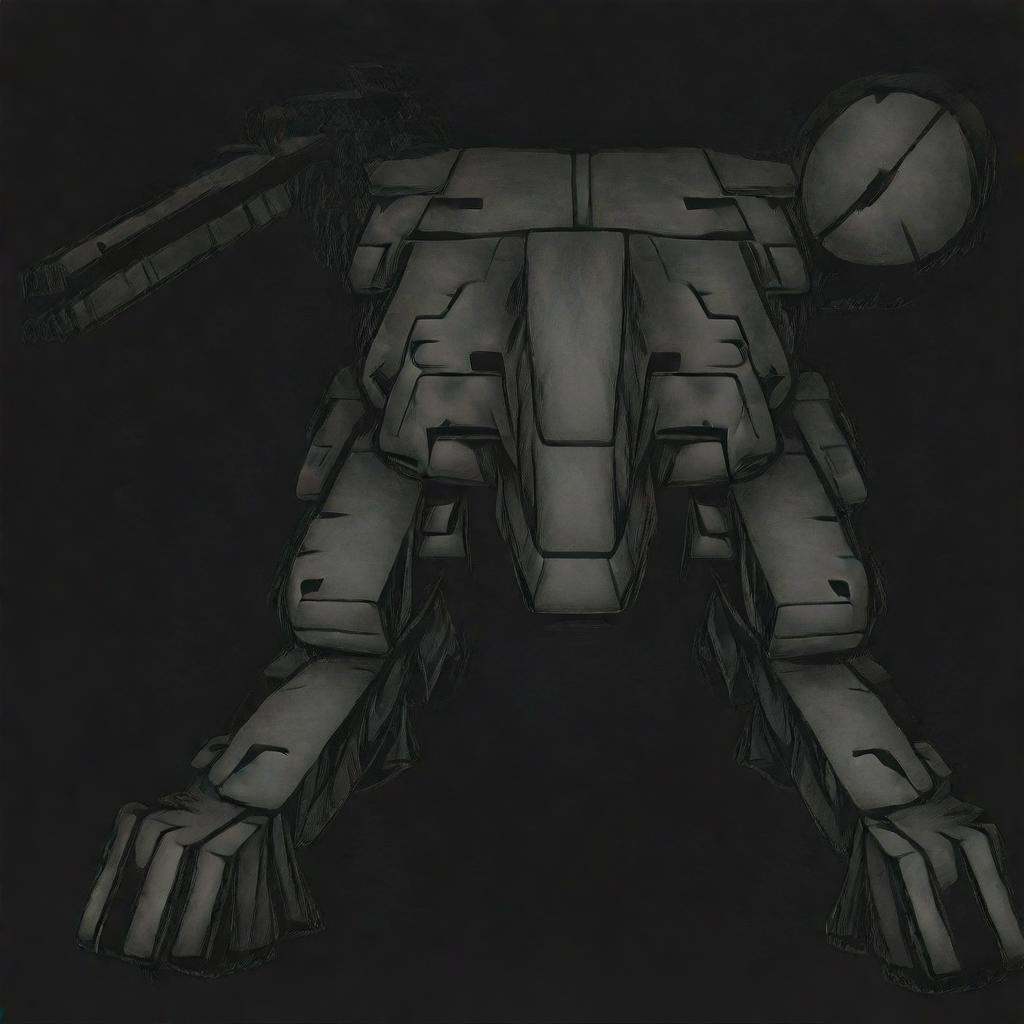 bipedal war machine,  railgun,  realistic on Tensor.Art