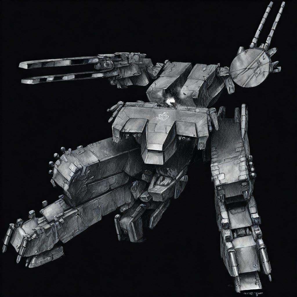 black background,  mechanical legs,  mgrex on Tensor.Art