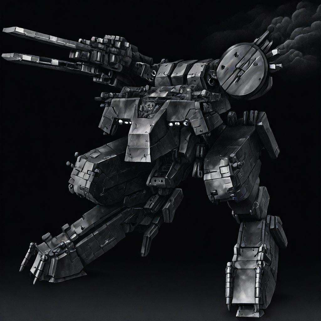 black background,  mechanical legs,  mgrex on Tensor.Art